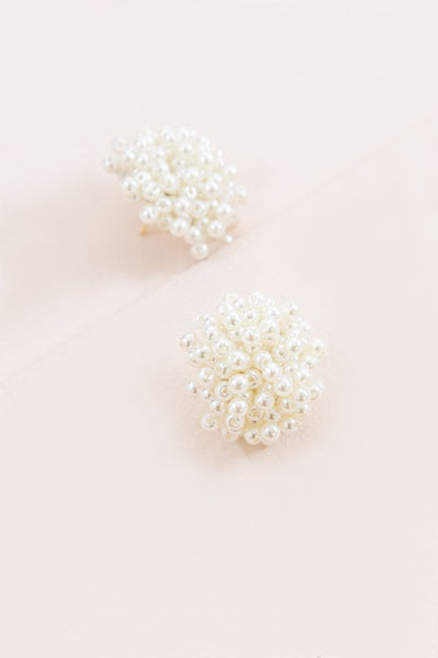 Pearl Cluster Earrings - Nolita Nicole