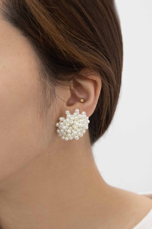 Pearl Cluster Earrings - Nolita Nicole