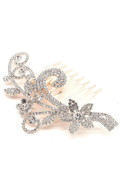 Flower Leaf Theme Bridal Series Hair Combs - Nolita Nicole