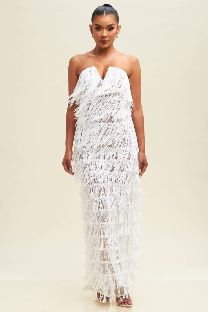 Sequin Fringe Dress - Nolita Nicole