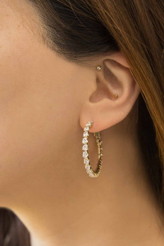 Outshine Hoop Earrings - Nolita Nicole