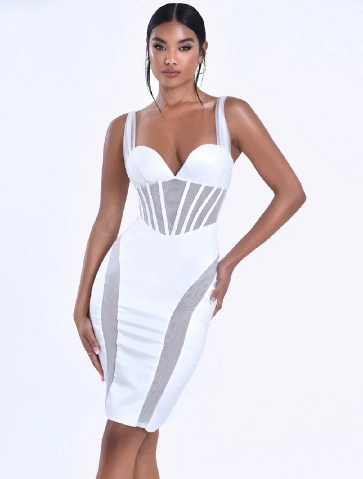 Mesh Corset Dress - Nolita Nicole