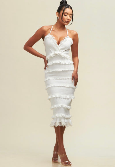 Midi Lace Dress - Nolita Nicole