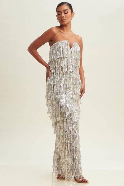 Sequin Fringe Dress - Nolita Nicole