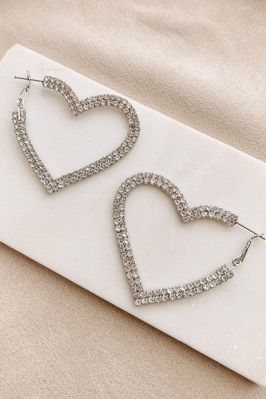 Sparkle of my Heart Earrings - Nolita Nicole