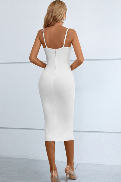 Cutout Spaghetti Strap Bodycon Dress - Nolita Nicole