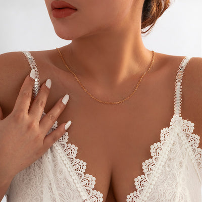 Sexy Kpop Crystal Long Tassel Back Chain Necklaces for Women Wedding Bridal Prom Simple Rhinestone Backless Dress Accessories - Nolita Nicole